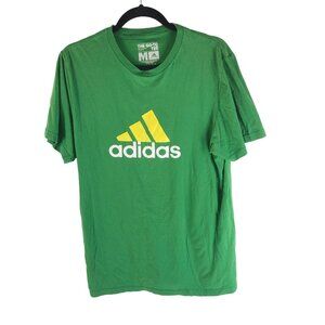 Adidas Mens The Go-To Tee Green T-Shirt 100% Cotton Size M